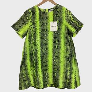Essentiel Antwerp | Dresses | Essentiel Antwerp Neon Green Black Snakeskin Print Damionet Aline Dress Nwt | Poshmark Essentiel Antwerp | Dresses | Essentiel Antwerp Neon Green Black Snakeskin Print Damionet Aline Dress Nwt | Poshmark
